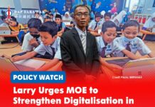 Larry urges MOE to strengthen digitalisation in rural schools in Sarawak