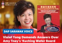 Violet Yong demands answers over Amy Tnay’s ‘Kuching Water Board Director’ title at China summit