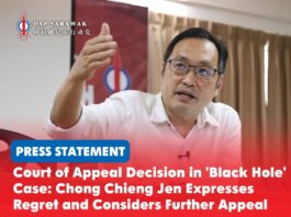 Court of Appeal decision in ‘Black Hole’ Case: Chong Chieng Jen expresses regret and considers further appeal