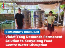Violet Yong demands permanent solution to Kenyalang Food Centre water disruption