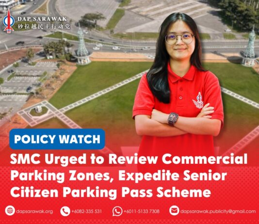 SMC urged to review commercial parking zones, expedite senior citizen parking pass scheme Special Assistant to Sibu MP Oscar Ling Chai Yew, Irene Wong Lee Ting, urges the Sibu Municipal Council to review the reclassification of commercial parking zones following complaints over increased monthly parking pass fees.
