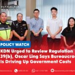 KDN urged to review Regulation 39(b), Oscar Ling says bureaucracy is driving up government costs Oscar Ling (centre) poses for a photo with Davies Julot (second from left) and Douglas (left) during a courtesy visit to discuss the implementation of Regulation 39(b) under the Immigration Regulations 1963 and the need to review bureaucratic procedures related to the recruitment of foreign workers.