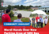 Mordi hands over new parking area at SMK Bau Mordi together with representatives from the Bau District Education Office, the management of SMK Bau and contractors, inspects the newly completed parking area that has been handed over for use by the school community.