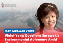 Violet Yong questions Sarawak’s environmental autonomy amid worsening haze Violet Yong has questioned whether greater environmental autonomy has meaning if the Sarawak Government cannot effectively use its authority to address the worsening haze and protect public health.