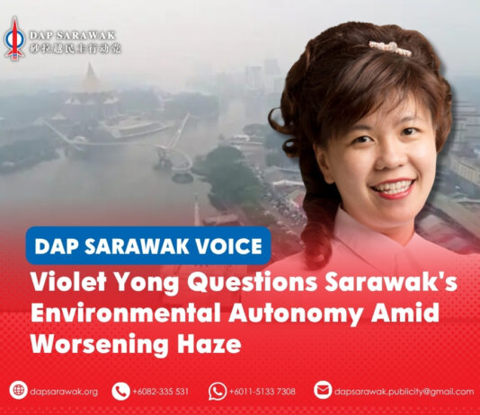 Violet Yong questions Sarawak’s environmental autonomy amid worsening haze Violet Yong has questioned whether greater environmental autonomy has meaning if the Sarawak Government cannot effectively use its authority to address the worsening haze and protect public health.