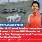 Mordi: EC must provide immediate answers, ensure DUN boundaries are fair, transparent and free from political interests Mordi Bimol calls on the Election Commission (EC) to provide immediate answers on voter disparities and the basis of the proposed Sarawak DUN redelineation.