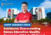 Swinburne Overcrowding Raises Education Quality Concerns, MQA Audit Urged George Lam has urged the Malaysian Qualifications Agency (MQA) to conduct a comprehensive quality audit of Swinburne University of Technology Sarawak Campus following concerns over a sharp increase in student enrolment under the Sarawak Government’s free tertiary education policy.