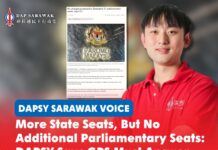 More state seats, but no additional Parliamentary seats: DAPSY says GPS must answer Chong Hong Hien says GPS must explain why Sarawak has not gained additional parliamentary seats after the Election Commission’s latest delineation exercise, despite previously arguing that more state seats would pave the way for greater parliamentary representation.