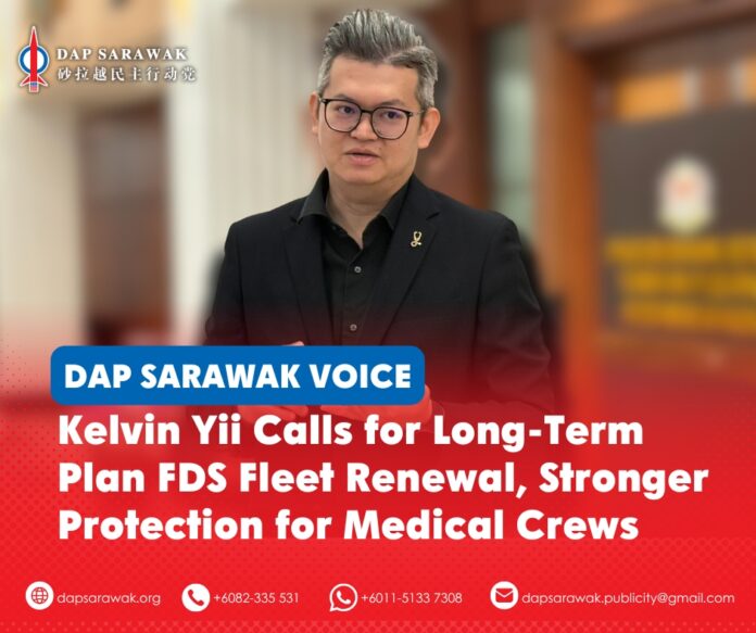 100926_DAPSWK_Kelvin Helicopter Crash Dr Kelvin Yii calls for long-term renewal of the Flying Doctor Service fleet, stronger aviation safety measures and better protection for healthcare personnel serving Sarawak’s remote communities.