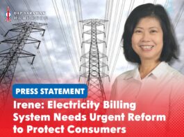 Irene: Electricity billing system needs urgent reform to protect consumers Irene Chang calls for stronger consumer protection and urgent reforms to SESCO’s electricity billing, meter verification and electricity theft enforcement procedures.