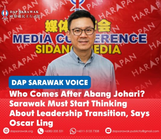 Who comes after Abang Johari? Sarawak must start thinking about leadership transition, says Oscar Ling Oscar Ling Chai Yew says Sarawak must look beyond the next state election and begin considering its future leadership, political direction and commitment to a diverse and inclusive society.