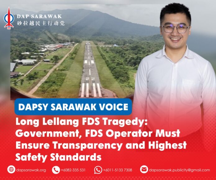 Soo Tien Ren calls for greater transparency, accountability and stronger safety oversight of the Flying Doctor Service following the fatal helicopter crash at Long Lellang.