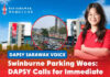 Swinburne parking woes: DAPSY calls for immediate measures Arlena Wee Shi Ying calls on Swinburne University of Technology Sarawak to consider waiving student parking fees amid concerns over inadequate parking facilities and campus safety.