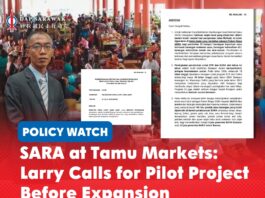 SARA at Tamu Markets: Larry calls for pilot project before expansion Senator Larry Asap calls for a six-month pilot project to expand SARA QR payments to tamu markets, benefiting grassroots hawkers and small traders.