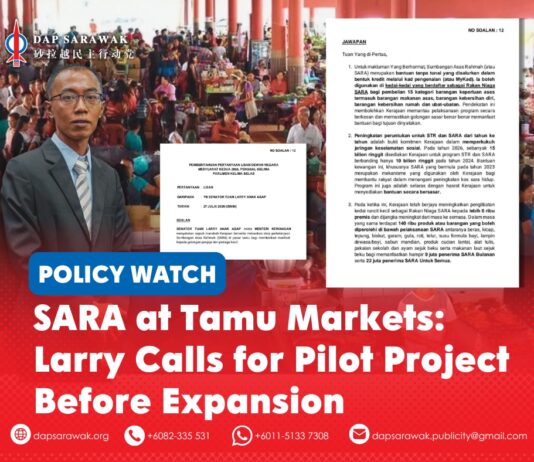 SARA at Tamu Markets: Larry calls for pilot project before expansion Senator Larry Asap calls for a six-month pilot project to expand SARA QR payments to tamu markets, benefiting grassroots hawkers and small traders.