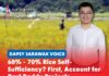 60% – 70% rice self-sufficiency? First, account for past paddy projects DAPSY Sarawak Deputy Chief Jordan Soo Tien Ren calls for greater accountability and a clear implementation roadmap for Sarawak’s new paddy development programme and rice self-sufficiency target.