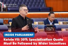 Kelvin Yii: 30% specialisation quota must be followed by wider incentives for Sabah, Sarawak doctors Bandar Kuching MP Dr Kelvin Yii Lee Wuen calls for broader career, financial and living incentives to complement the 30% specialisation quota for doctors serving in Sabah and Sarawak.