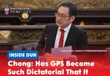 Chong: Has GPS become such dictatorial that it cannot be questioned? ADUN for Padungan Chong Chieng Jen questions whether the GPS government can tolerate opposition scrutiny, arguing that elected representatives must be allowed to question government documents and demand accountability.