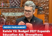 Kelvin Yii: Budget 2027 expands education aid, strengthens opportunities for all Bandar Kuching MP Dr Kelvin Yii Lee Wuen highlights Budget 2027’s expanded education support, including increased funding for Chinese primary schools, higher schooling assistance and a historic RM2,500 annual allowance for STPM students.