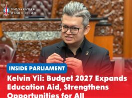 Kelvin Yii: Budget 2027 expands education aid, strengthens opportunities for all Bandar Kuching MP Dr Kelvin Yii Lee Wuen highlights Budget 2027’s expanded education support, including increased funding for Chinese primary schools, higher schooling assistance and a historic RM2,500 annual allowance for STPM students.