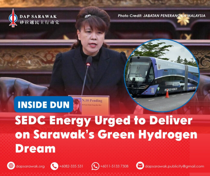 Violet Yong calls on SEDC Energy to address delays, secure committed buyers and turn Sarawak’s green hydrogen ambitions into commercially viable projects.