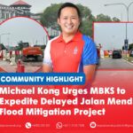 Michael Kong urges MBKS to expedite delayed Jalan Mendu flood mitigation project Michael Kong Feng Nian calls on MBKS to take immediate action to expedite the Jalan Mendu flood mitigation project and end prolonged disruption for road users.