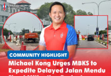 Michael Kong urges MBKS to expedite delayed Jalan Mendu flood mitigation project Michael Kong Feng Nian calls on MBKS to take immediate action to expedite the Jalan Mendu flood mitigation project and end prolonged disruption for road users.